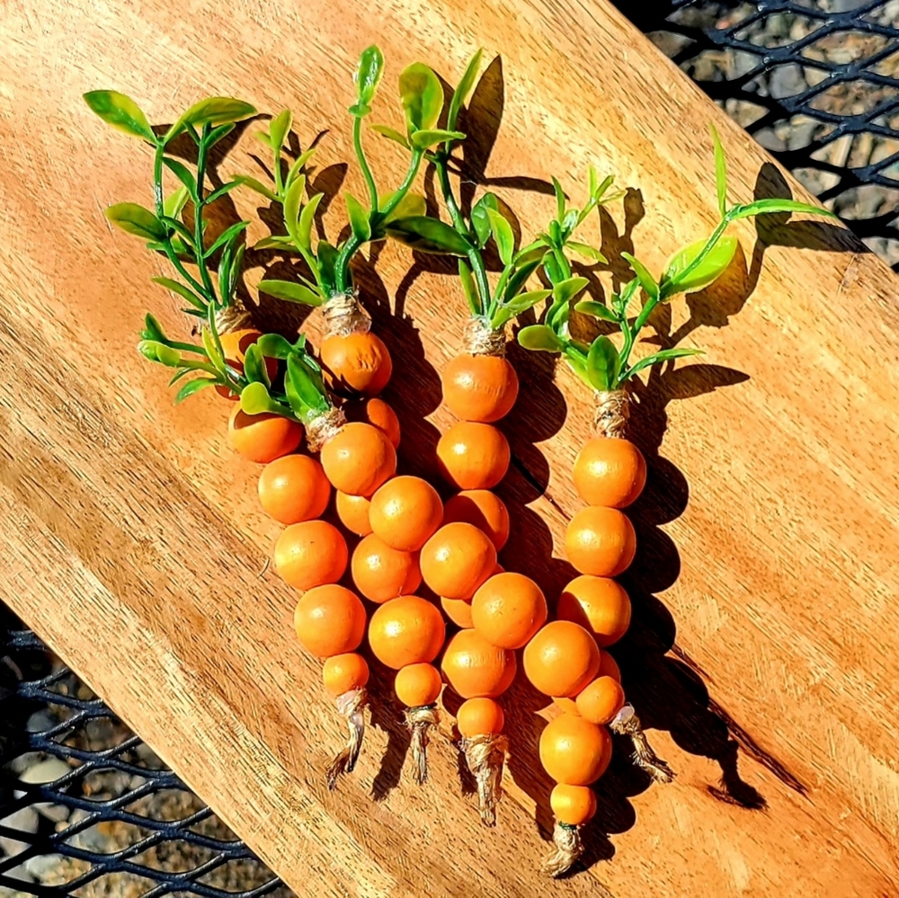 3 sets of Farmhouse Handmade Carrots